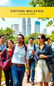 Visiting Malaysia book cover by Karl Nystrom featuring travel and lifestyle guide